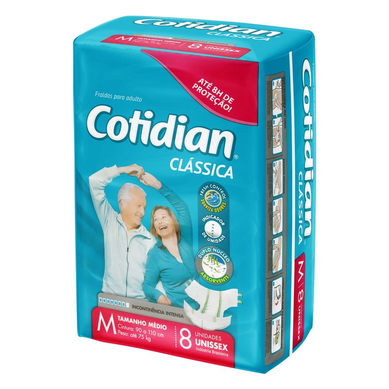 Fralda-Descartavel-Adulto-Cotidian-Classica-M-Pacote-8-Unidades
