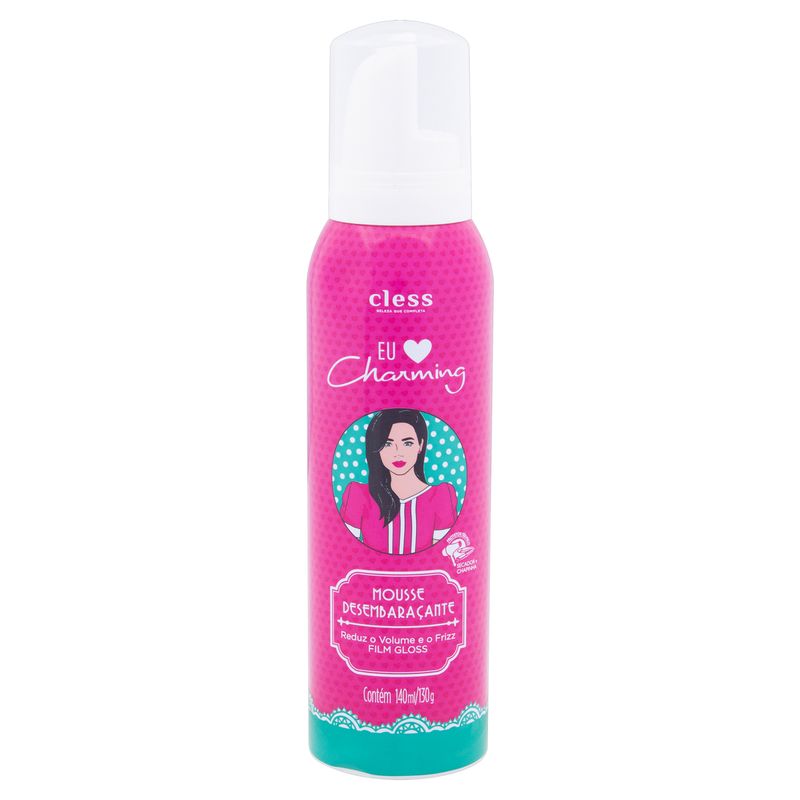 Mousse-Desembaracante-Cless-Eu-Amo-Charming-Frasco-140ml