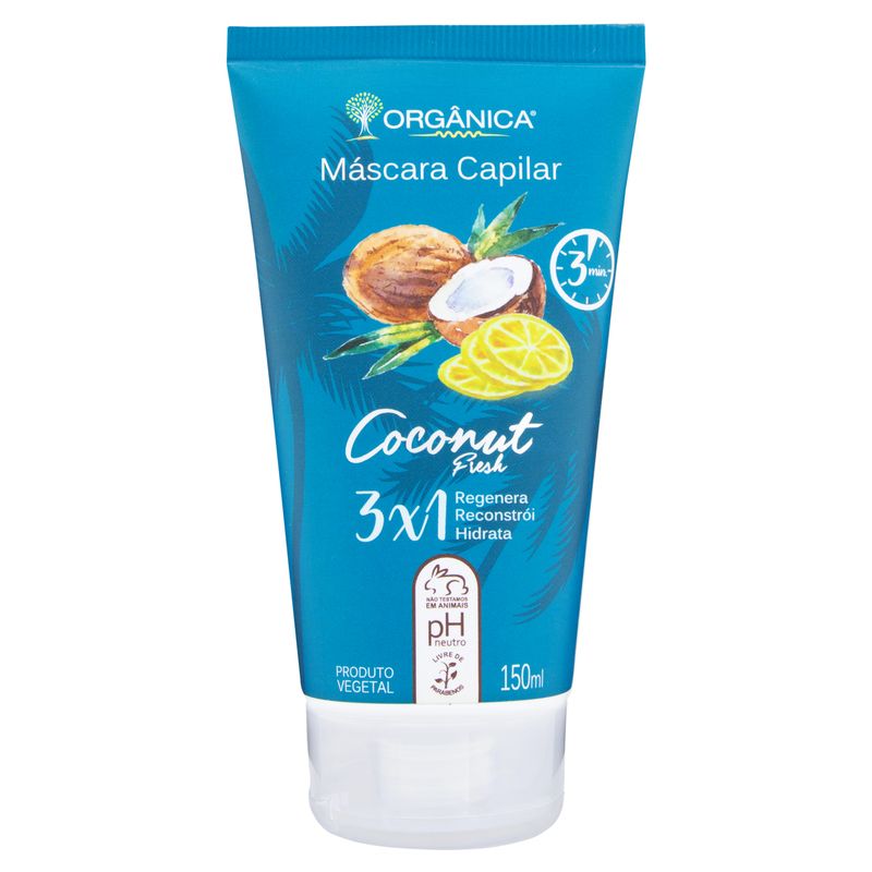 Mascara-de-Tratamento-3-em-1-Organica-Coconut-Fresh-Bisnaga-150ml