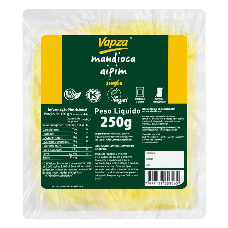 Mandioca-Vapza-Single-Pacote-250g