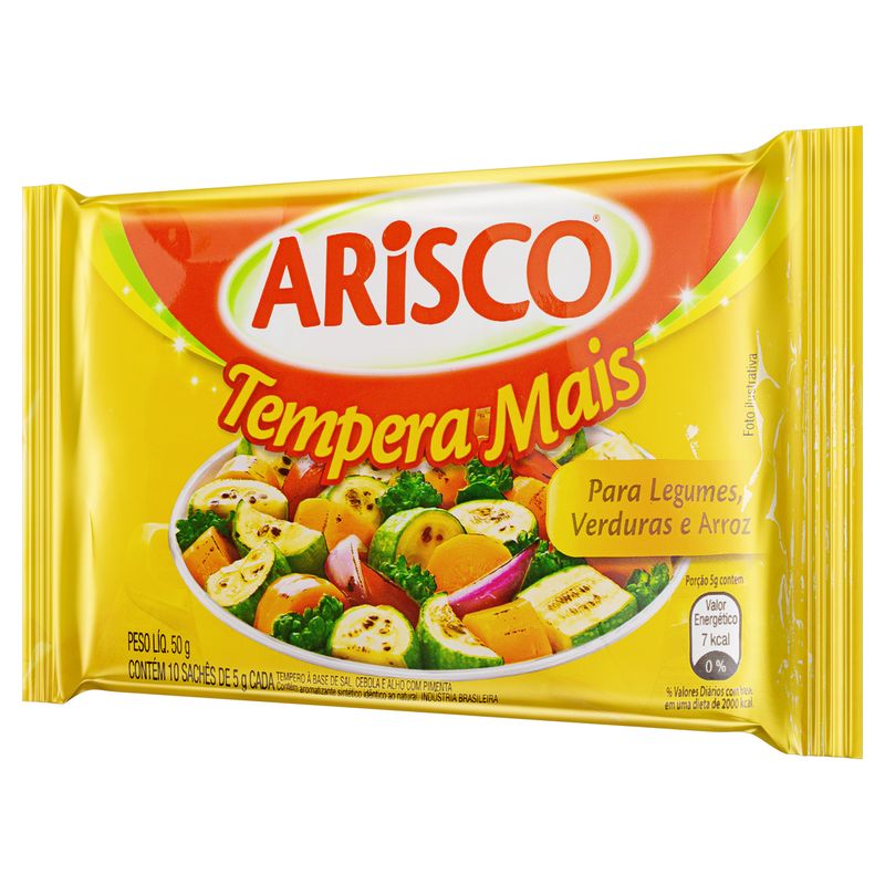 Tempero em Pó para Legumes, Verduras e Arroz Arisco Tempera Mais Pacote ...