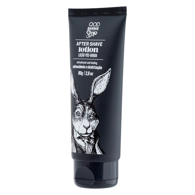 Locao-Pos-Barba-Refrescancia-e-Cicatrizacao-QOD-Barber-Shop-Bisnaga-80g