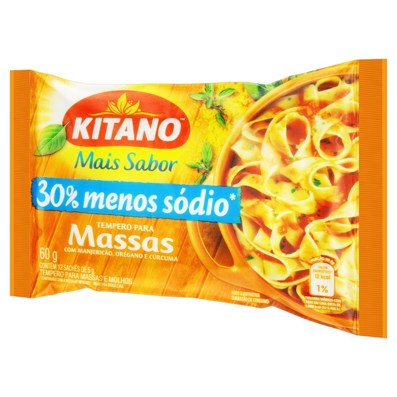 Tempero-em-Po-para-Massas-Manjericao-Oregano-e-Curcuma-Mais-Sabor-Kitano-Pacote-60g-12-Unidades