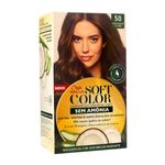 Kit-de-Coloracao-em-Creme-sem-Amonia-50-Castanho-Claro-Soft-Color-Wella-Caixa