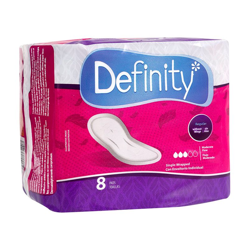 Absorvente-Higienico-sem-Abas-Definity-Pacote-8-unidades
