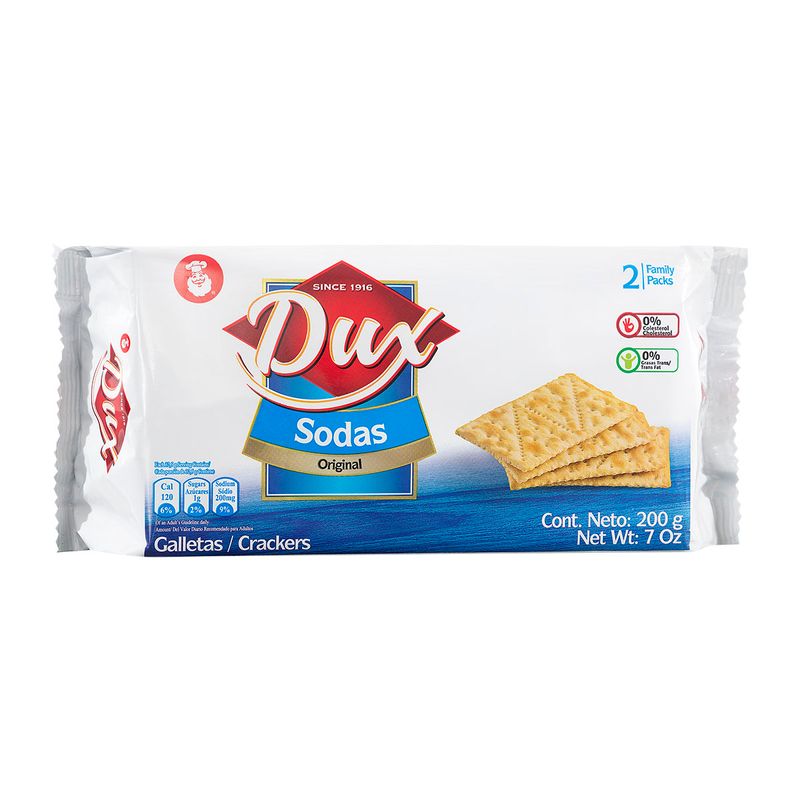 Biscoito-Salgado-Importado-Original-Sodas-Dux-Plastico-200g-2-Pacotes