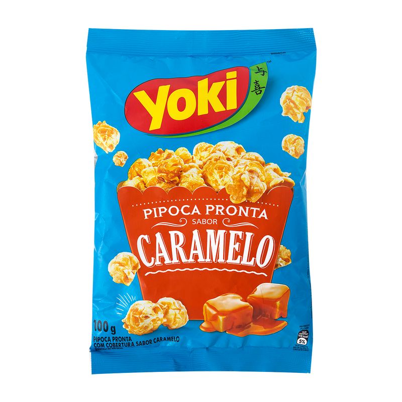 Pipoca-Pronta-com-Cobertura-de-Caramelo-Yoki-Pacote-100g