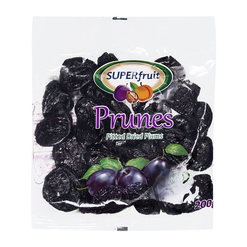 Ameixa-Seca-sem-Caroco-Prunes-Super-Fruit-Pacote-200g