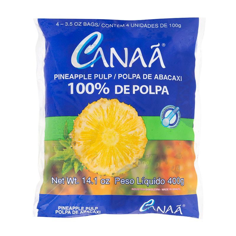 Polpa-de-Fruta-Abacaxi-Canaa-Pacote-400g