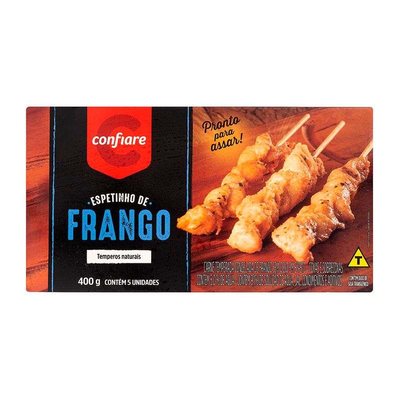 Espetinho-de-Frango-Temperado-Confiare-Caixa-400g