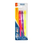 Escova-Dental-Cerda-Macia-Classic-Care-Family-Alev-Cartela-3-Unidades