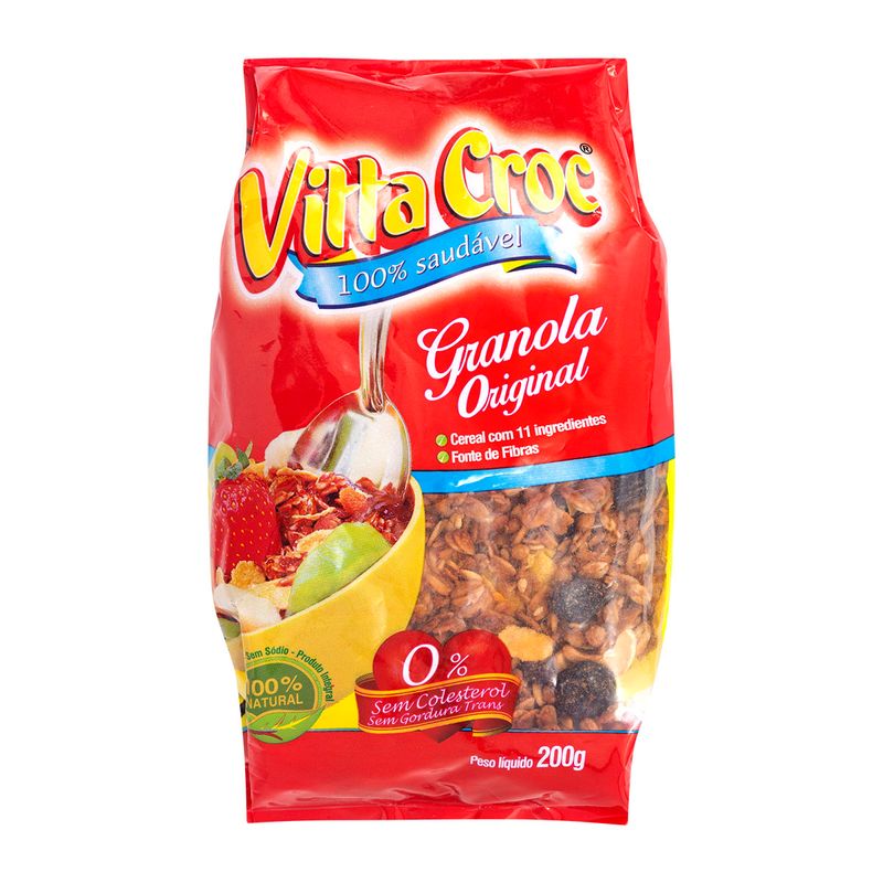 Granola-Original-100--Saudavel-Vitta-Croc-Pacote-200g