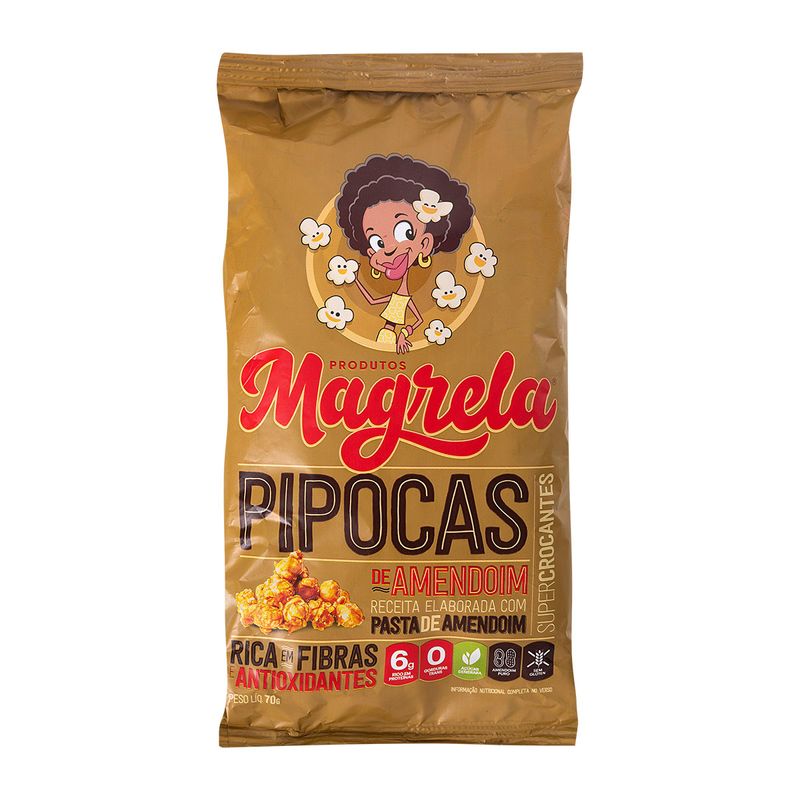 Pipoca-com-Pasta-de-Amendoim-Super-Crocantes-Magrela-Pacote-70g