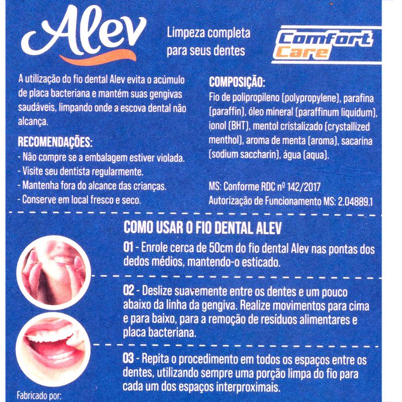 Fio-Dental-Menta-Adulto-Alev-Cartela-50m