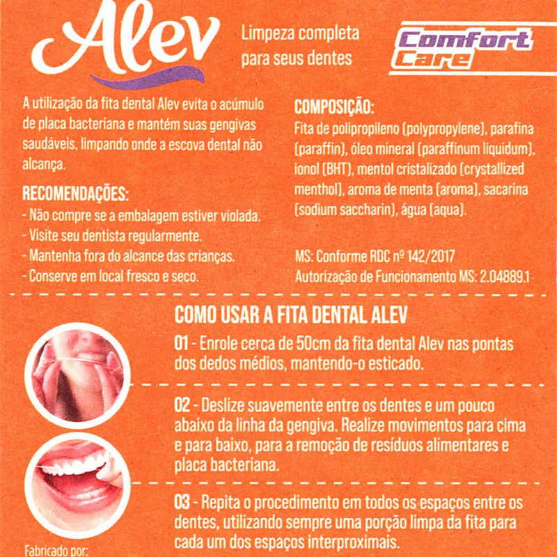 Fita-Dental-Menta-Adulto-Alev-Cartela-40m