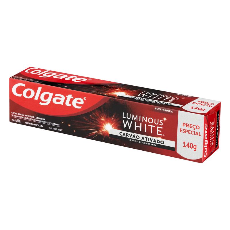 Creme-Dental-com-Fluor-e-Carvao-Ativado-Luminous-White-Colgate-Caixa-140g