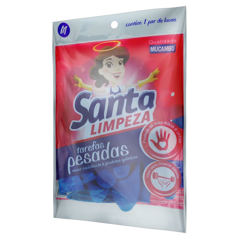 Luva-Limpeza-Pesada-Azul-Mucambo-Santa-Limpeza-M