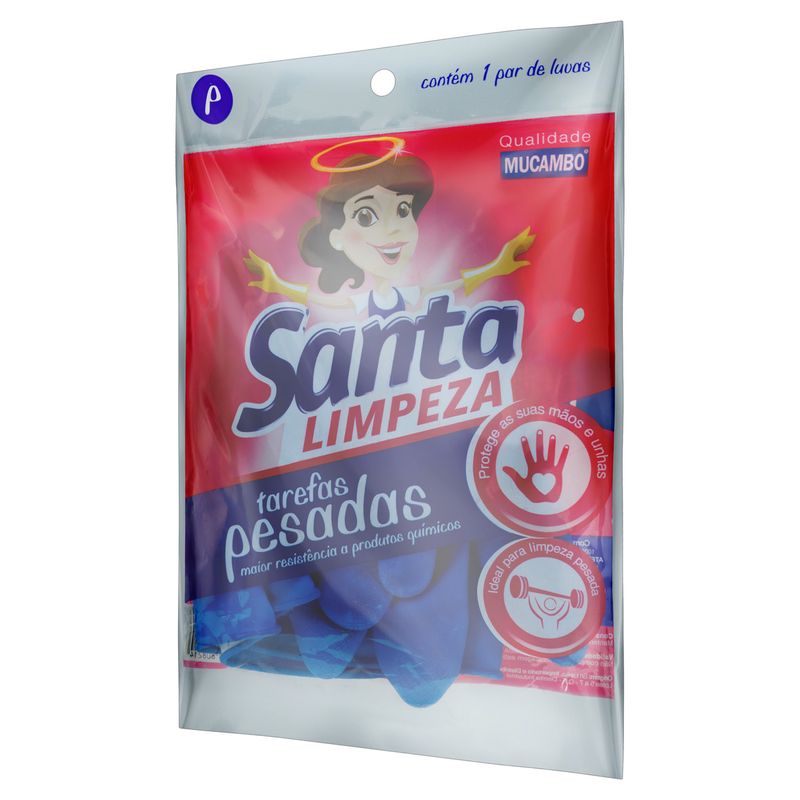 Luva-Limpeza-Pesada-Azul-Mucambo-Santa-Limpeza-P