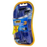 Aparelho-de-Barbear-Descartavel-Bic-Comfort-Cartela-3-Leve-4-Pague-3-Unidades