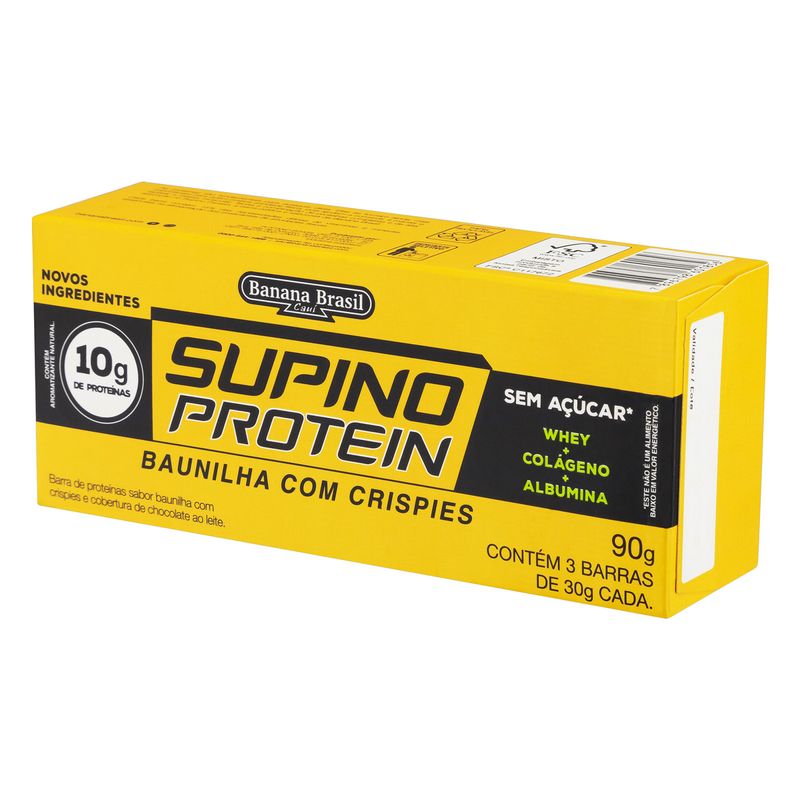 Barra-de-Proteina-Baunilha-com-Crispies-com-Cobertura-de-Chocolate-ao-Leite-Zero-Acucar-Supino-Protein-Caixa-90g-com-3-Unidades