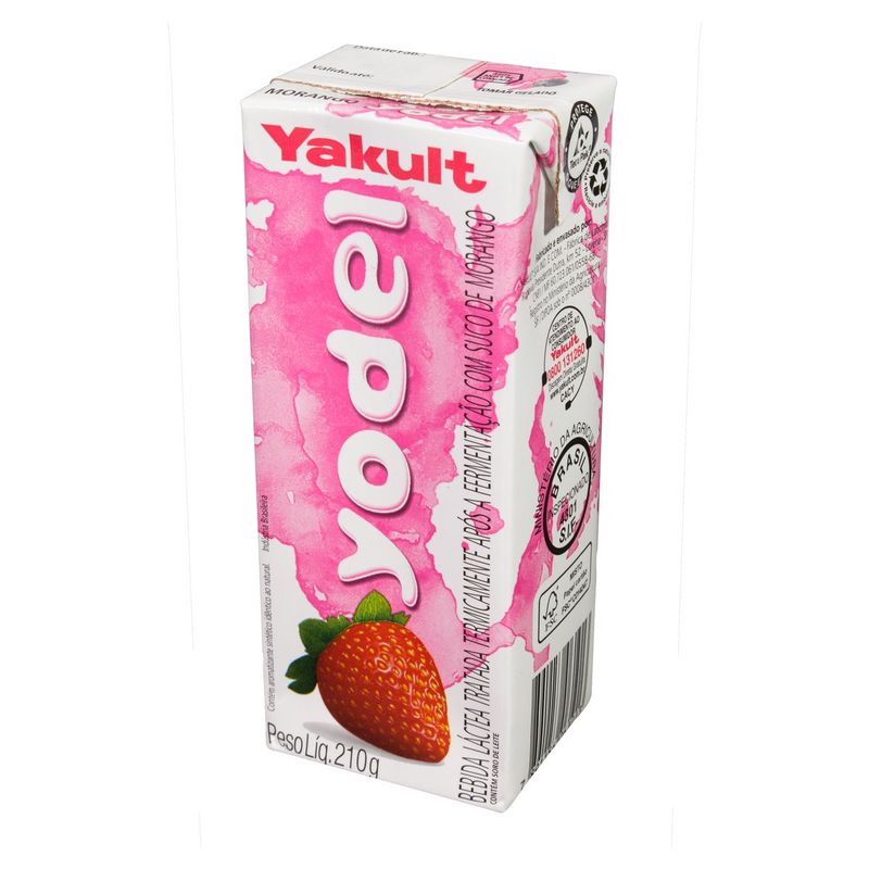 Bebida-Lactea-Morango-Yodel-Yakult-Caixa-210g
