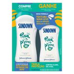 Kit-Protetor-Solar-FPS-50-Sundown-Praia-e-Piscina-200ml-Gratis-Protetor-Solar-FPS-50-120ml