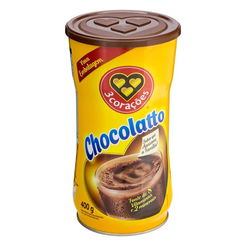Achocolatado-em-Po-Chocolatto-3-Coracoes-Lata-400g