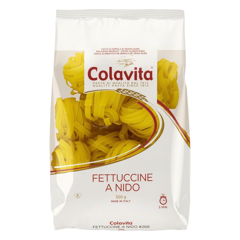 Macarrao-de-Semola-de-Trigo-Grano-Duro-Fettuccine-a-Nido-Colavita-Pacote-500g