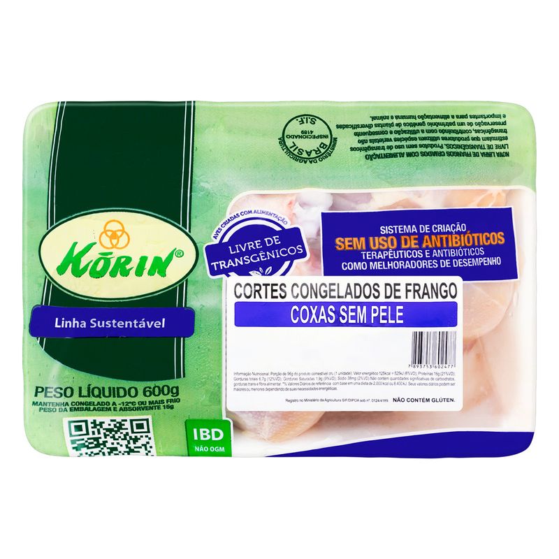 Coxa-de-Frango-sem-Pele-Congelada-Sustentavel-Korin-Bandeja-600g