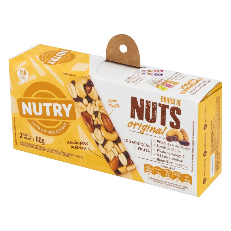 Barra-de-Nuts-Original-Nutry-Caixa-60g-com-2-Unidades