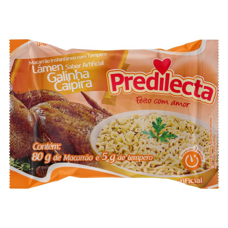 Macarrao-Instantaneo-Lamen-Galinha-Caipira-Predilecta-Pacote-85g