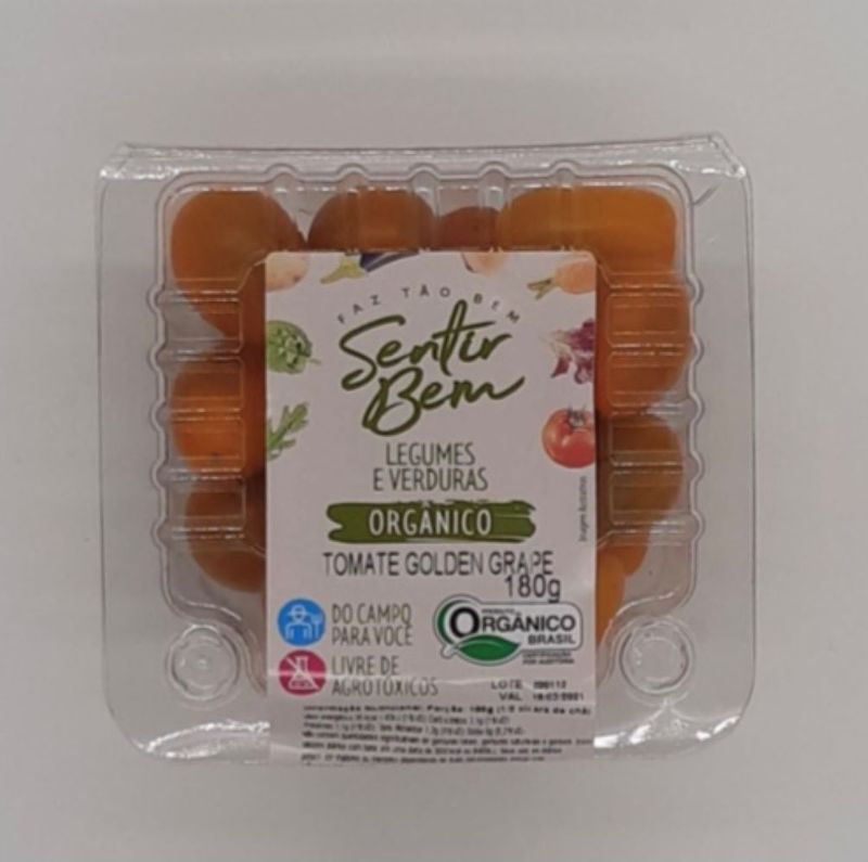 Tomate-Golden-Grape-Organico-Sentir-Bem-Bandeja-180g