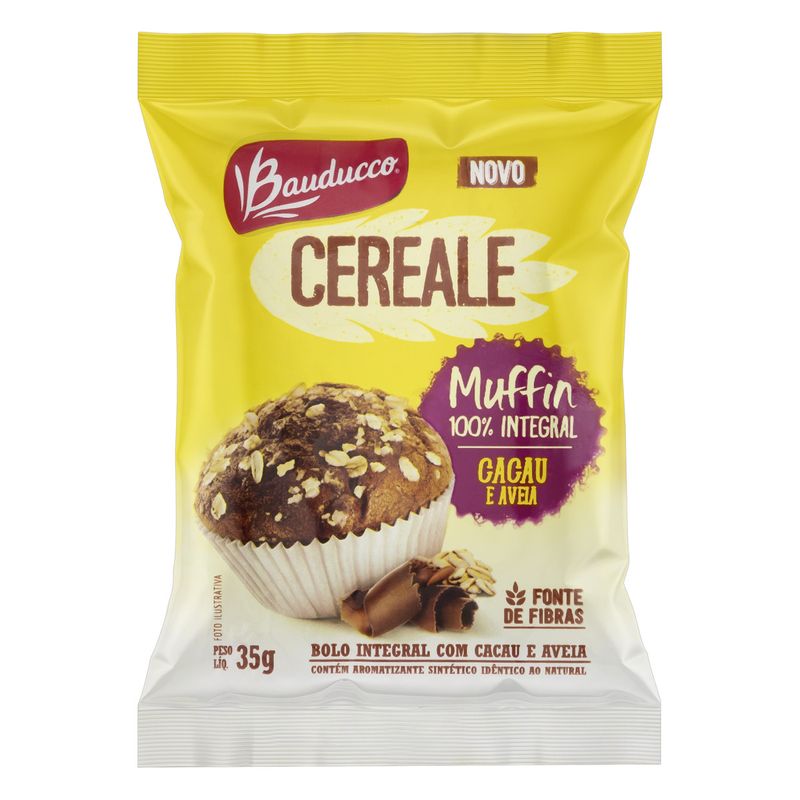 Muffin-Integral-Cacau-e-Aveia-Cereale-Bauducco-Pacote-35g