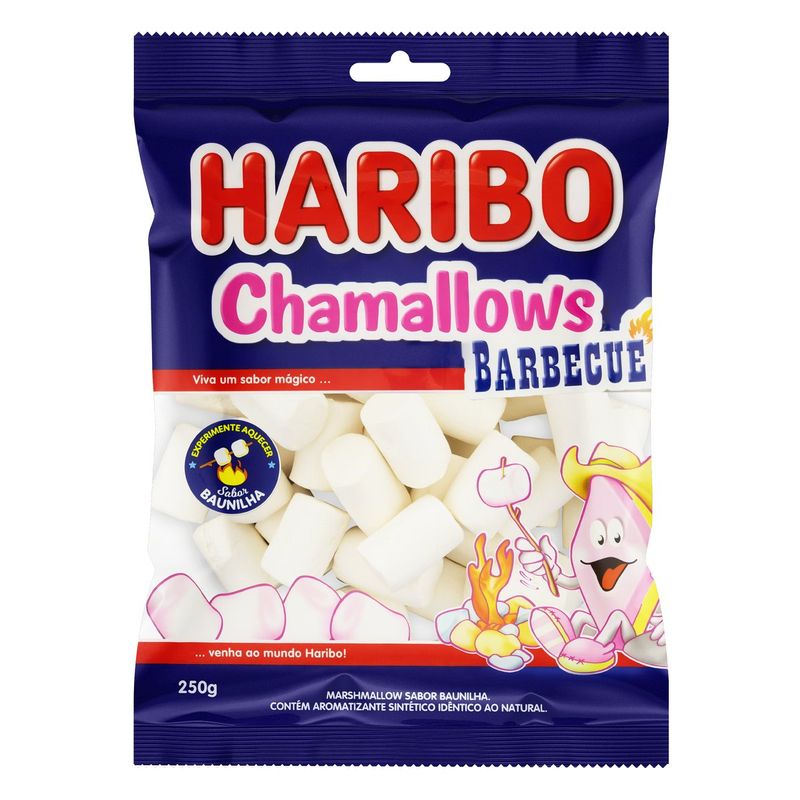 Marshmallow-Chamallows-Barbecue-Haribo-Pacote-250g