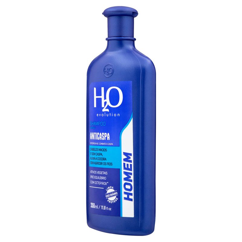 Shampoo-Anticaspa-Homem-H2O-Evolution-Frasco-350ml