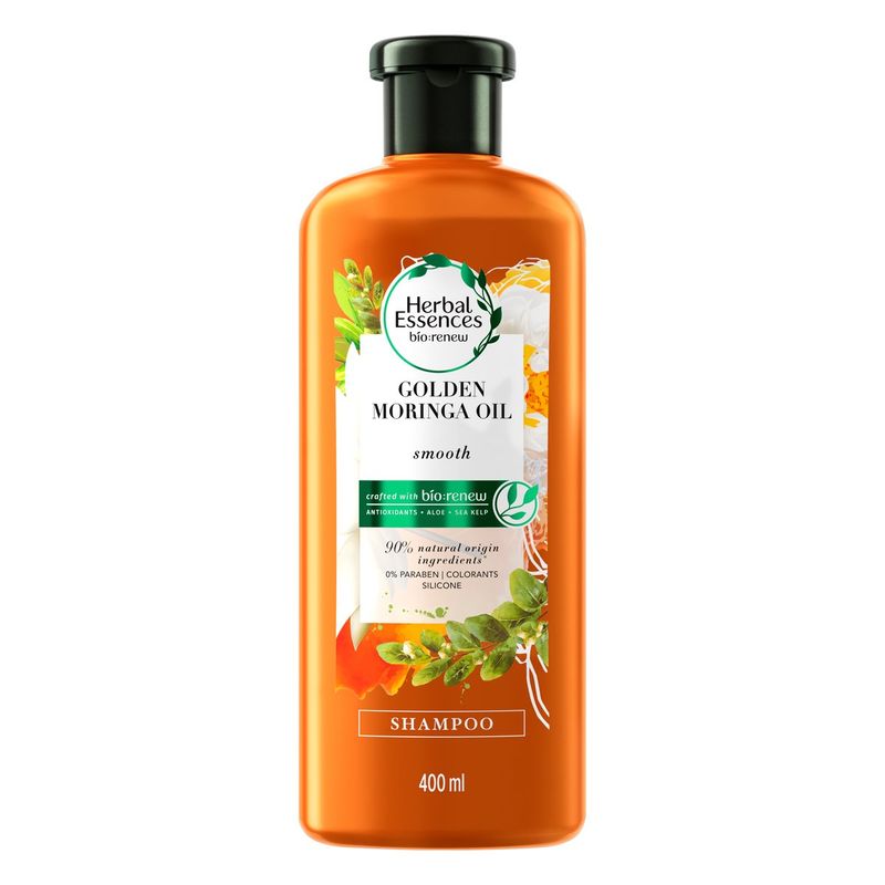 Shampoo-Golden-Moringa-Oil-Smooth-Bio--Renew-Herbal-Essences-Frasco-400ml