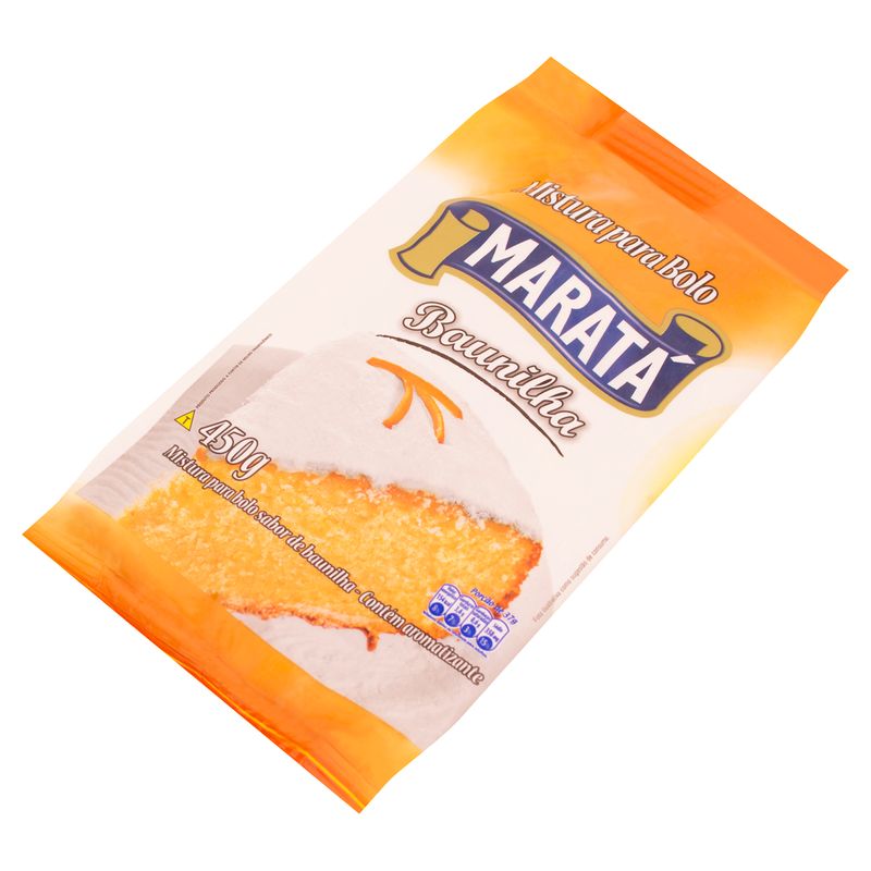 Mistura-para-Bolo-Baunilha-Marata-Pacote-450g