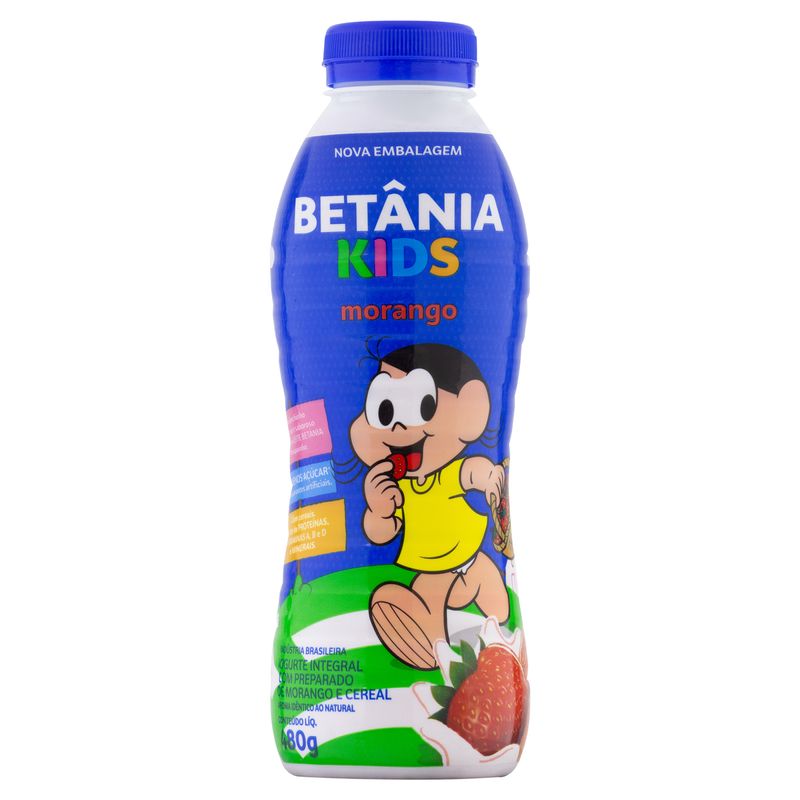 Iogurte-Integral-Morango-Turma-da-Monica-Betania-Frasco-480g