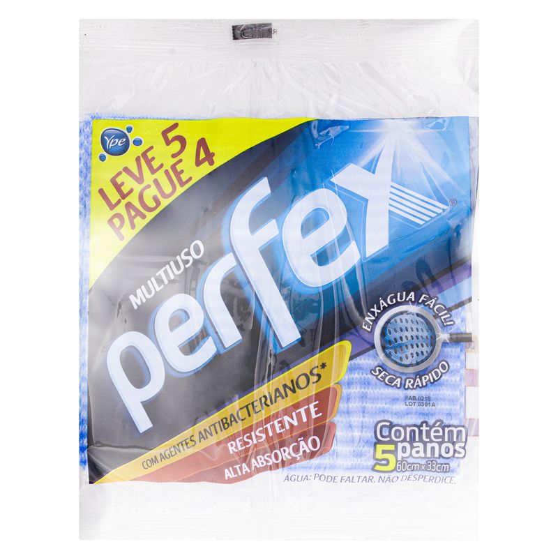 Panos-de-Limpeza-Multiuso-Perfex-Ype-Pacote-5-Unidades-Leve-5-Pague-4-
