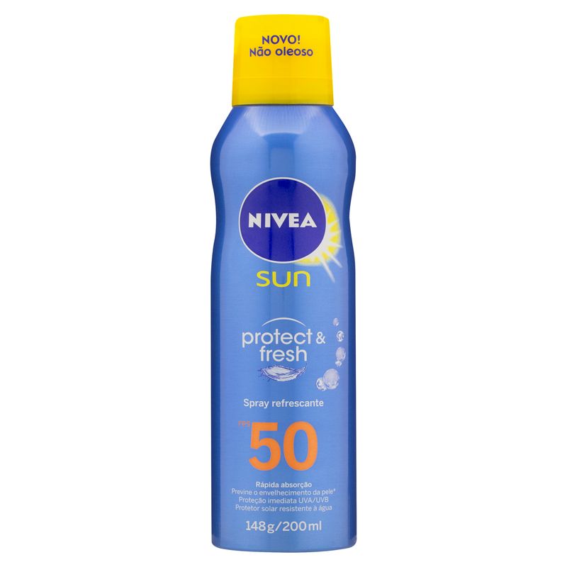 Protetor-Solar-FPS-50-em-Spray-Refrescante-Protect---Fresh-Sun-Nivea-Frasco-200ml