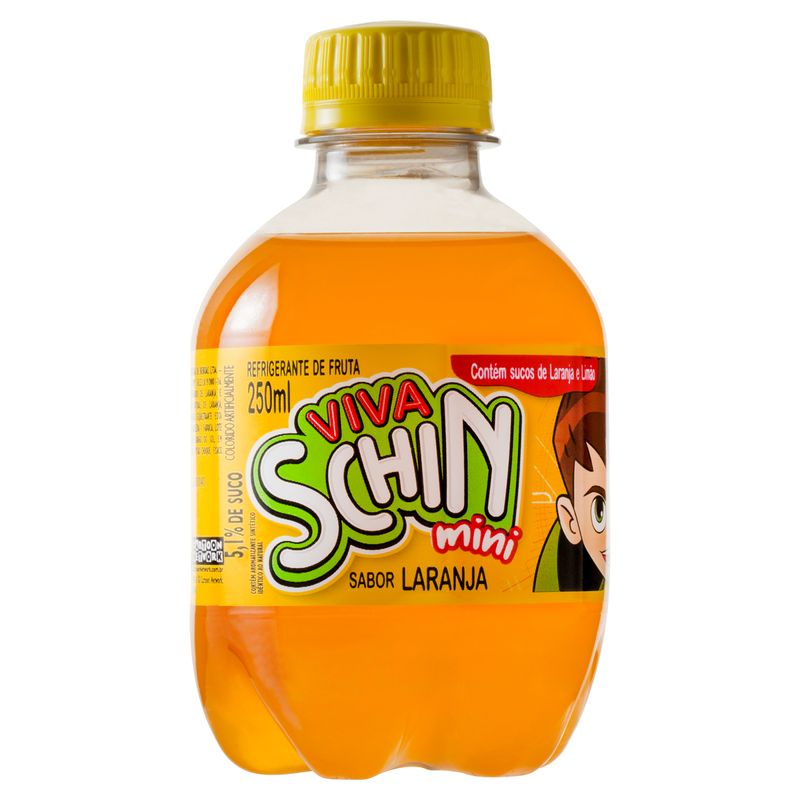 Refrigerante-Laranja-Ben-10-Viva-Schin-Mini-Garrafa-250ml