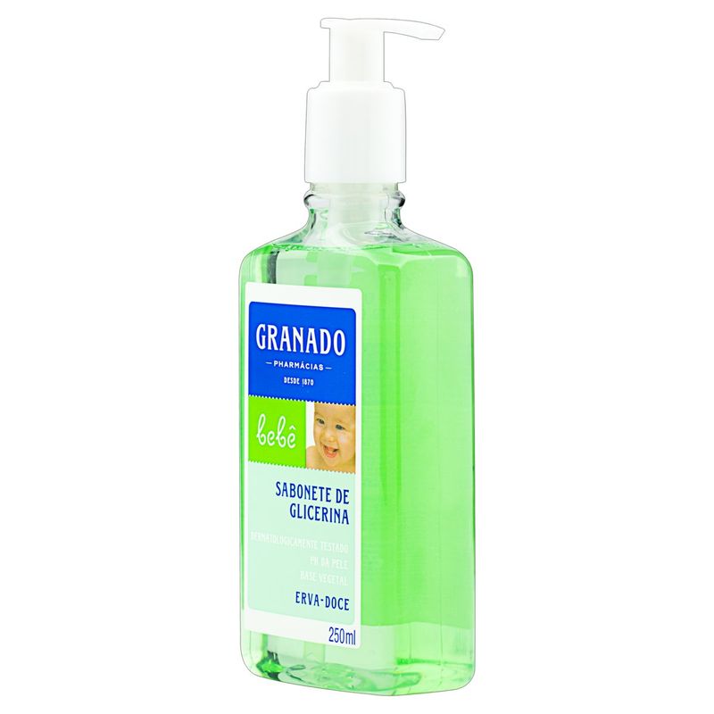 Sabonete-Liquido-de-Glicerina-Erva-Doce-Granado-Bebe-Frasco-250ml
