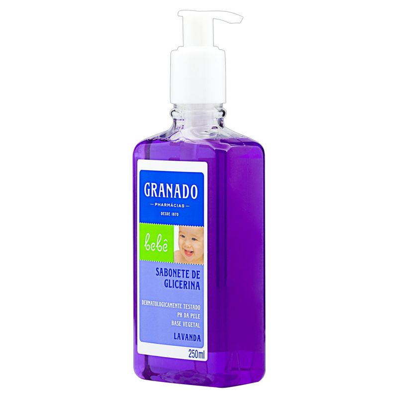 Sabonete-Liquido-de-Glicerina-Lavanda-Granado-Bebe-Frasco-250ml