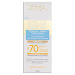 Protetor-Solar-Facial-FPS-70-Toque-Limpo-com-Cor-Solar-Expertise-L-oreal-Paris-Caixa-50g