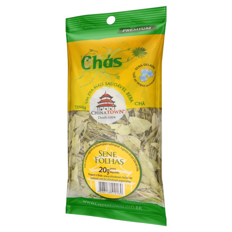 Cha-Folhas-Sene-Chinatown-Premium-Pacote-20g