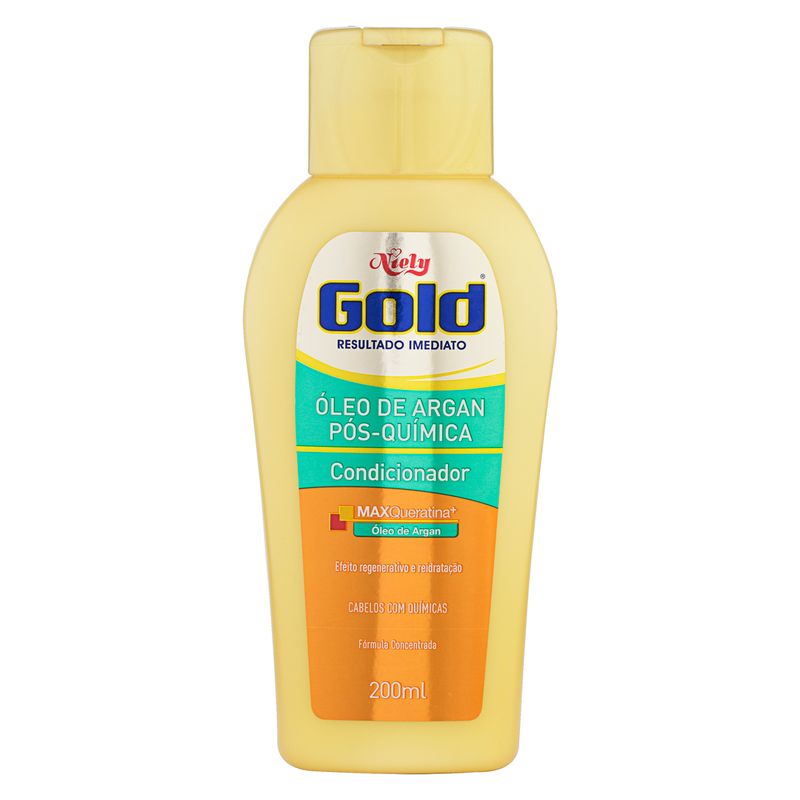 Condicionador-Niely-Gold-Oleo-de-Argan-Pos-Quimica-Frasco-200ml