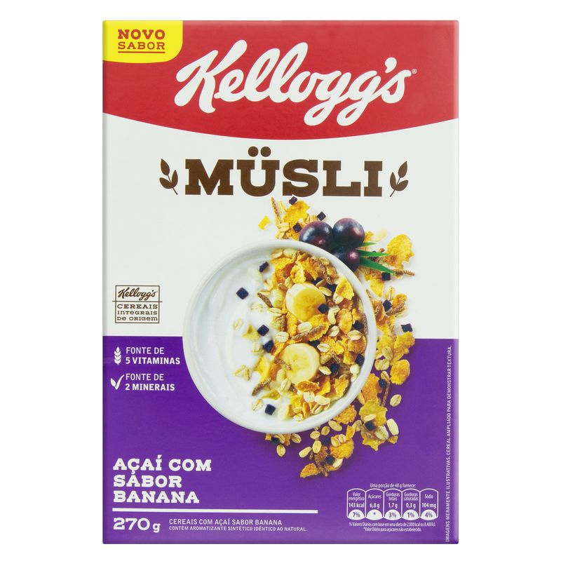 Cereal-Musli-Acai-com-Banana-Kellogg-s-Caixa-270g