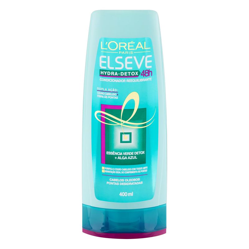 Condicionador-L-oreal-Paris-Elseve-Hydra-Detox-Frasco-400ml
