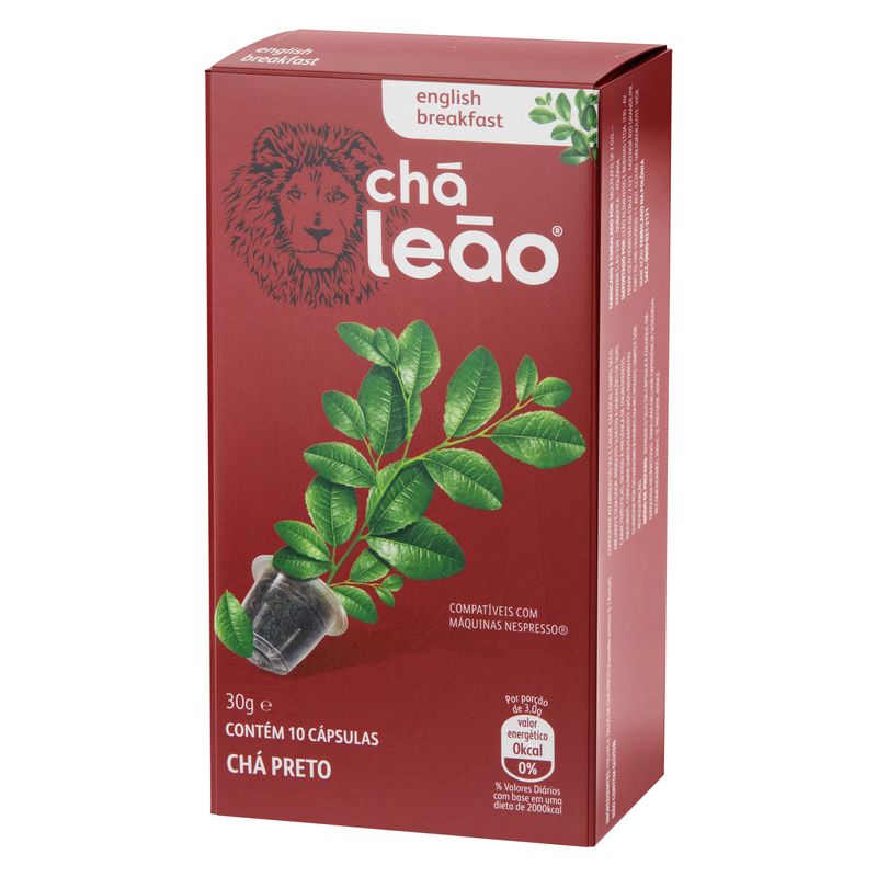 Cha-Preto-em-Capsula-English-Breakfast-Cha-Leao-Caixa-30g-10-Unidades
