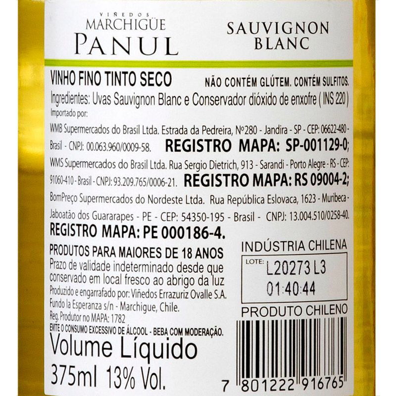 Vinho-Branco-Chileno-Panul-Sauvignon-Viredos-Marchigue-370ml